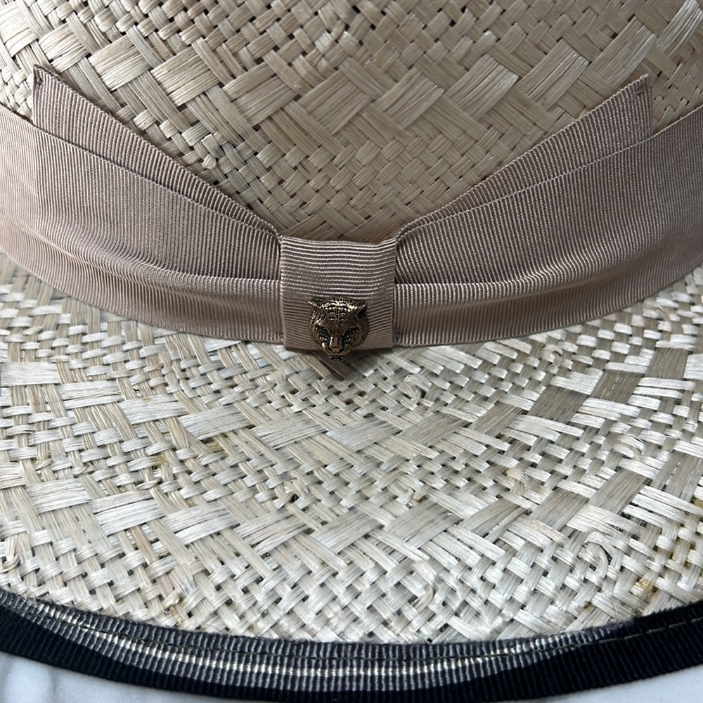 Authentic Gucci Woven sun hat - Picture 3 of 8